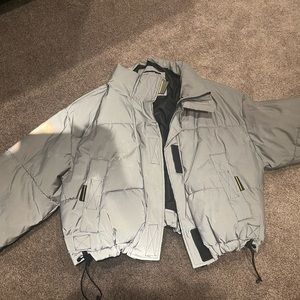 PULL & BEAR thermal reflective crop jacket